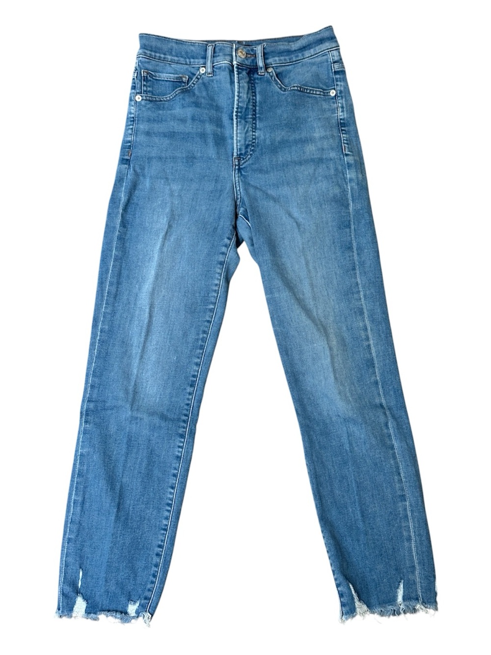 Express High-Rise Women's Jeans in Light Blue Wash